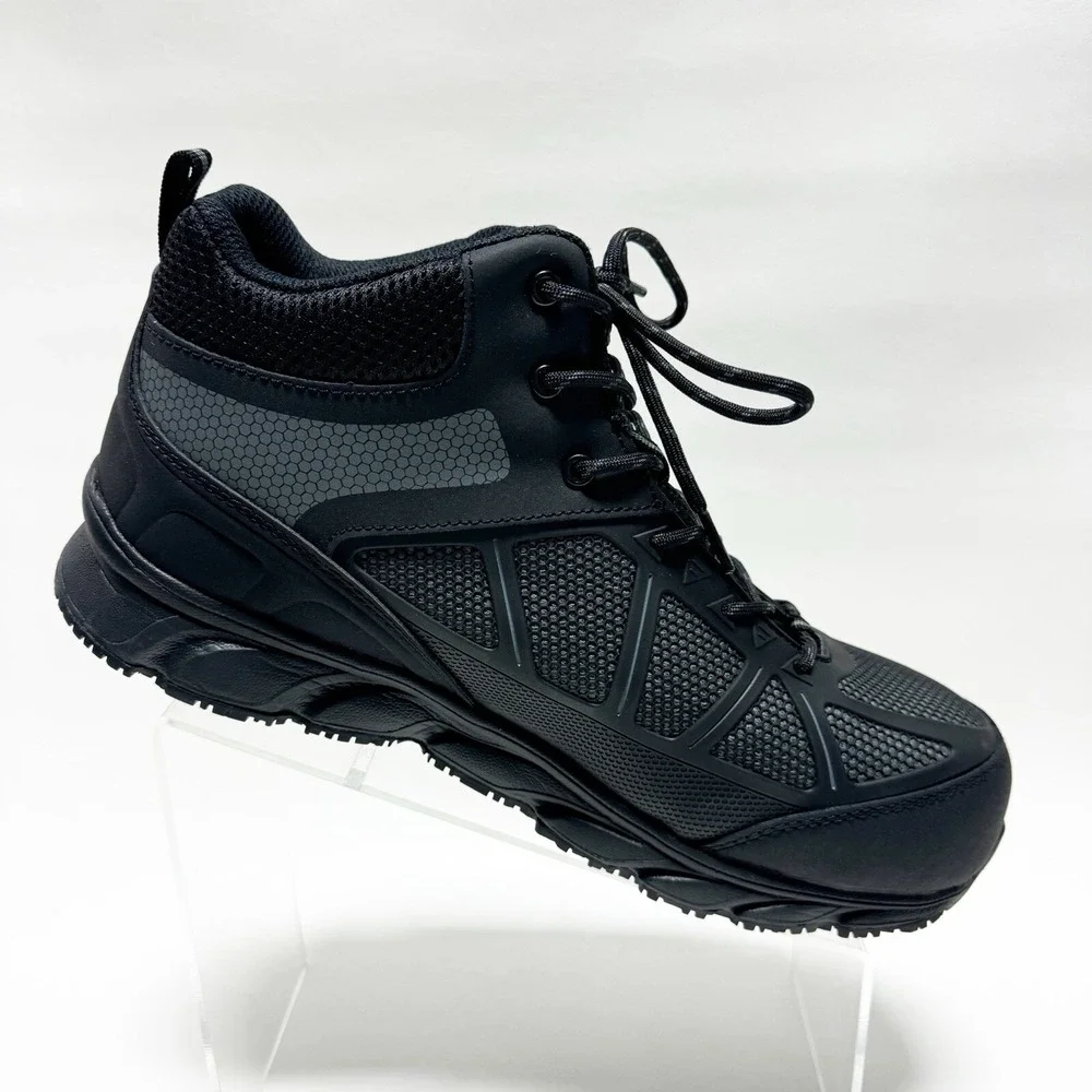 Propet Seeley Composite Toe Work Boot Men's Seeley Hi Size 10 X 3E Grey Black S3